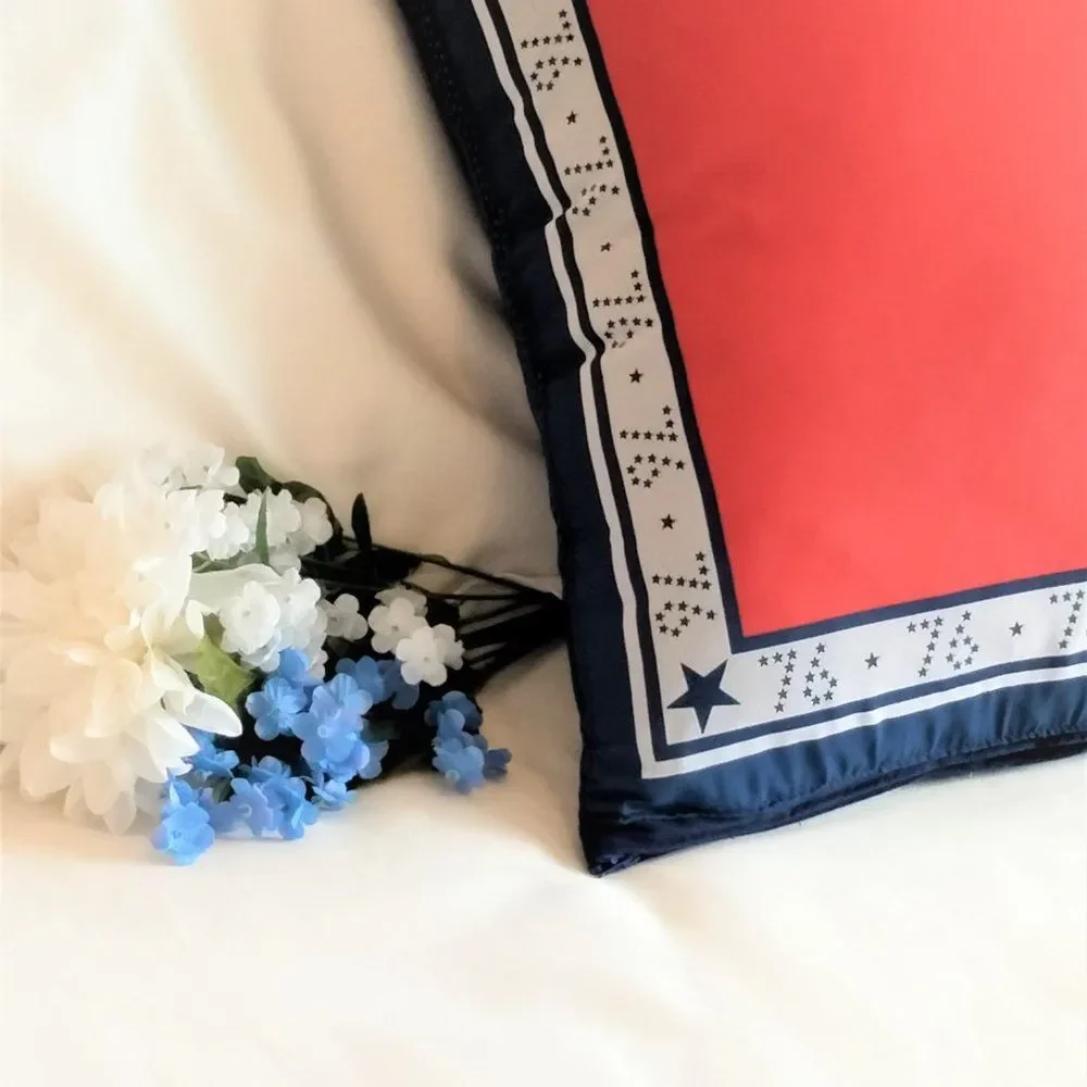 Americana Star Spangled 1976 Bicentennial Euro Accent Pillow NEW